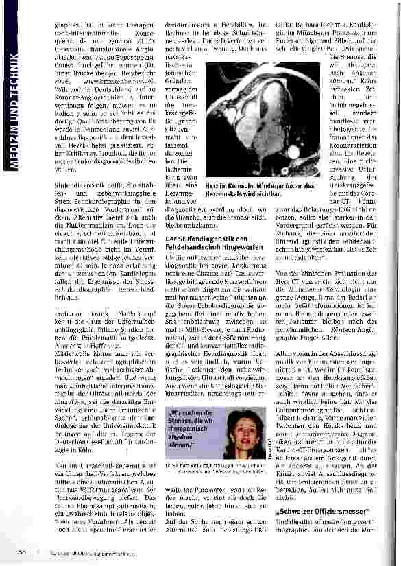 Vorschauseite 2: Irrfahrten durch die kardiologischen Diagnosetechniken, pro und kontra Stufendiagnostik