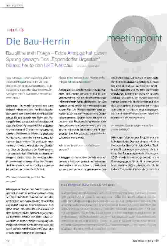 Vorschauseite 1: Die Bau-Herrin