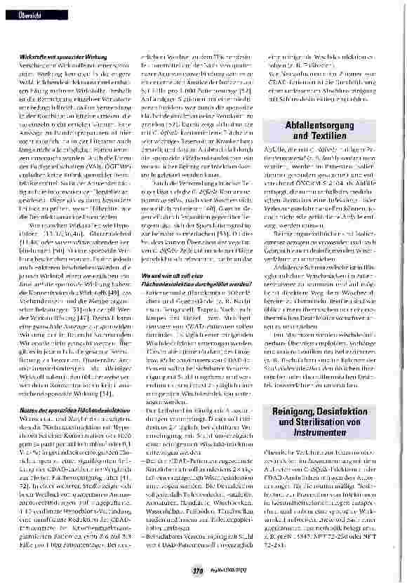 Vorschauseite 5: Hygienemaßnahmen bei CDAD in Osterreich