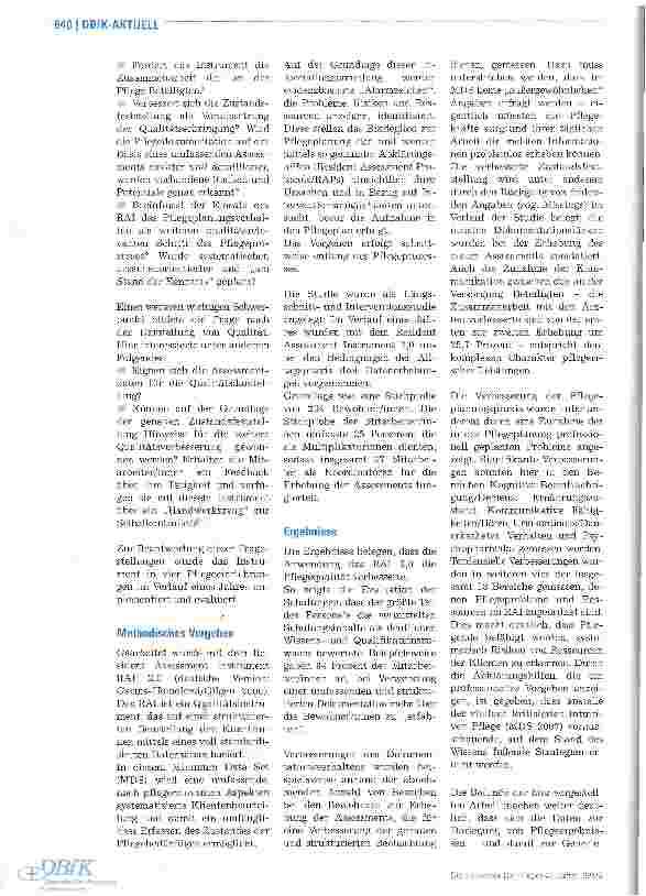 Vorschauseite 2: Eine Interventionsstudie mit dem Resident Assessment Instrument RAI 2,0Qualität in der vollstationären Langzeitpflege
