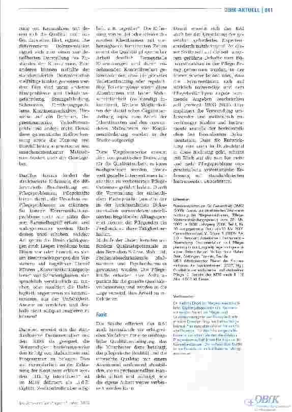 Vorschauseite 3: Eine Interventionsstudie mit dem Resident Assessment Instrument RAI 2,0Qualität in der vollstationären Langzeitpflege