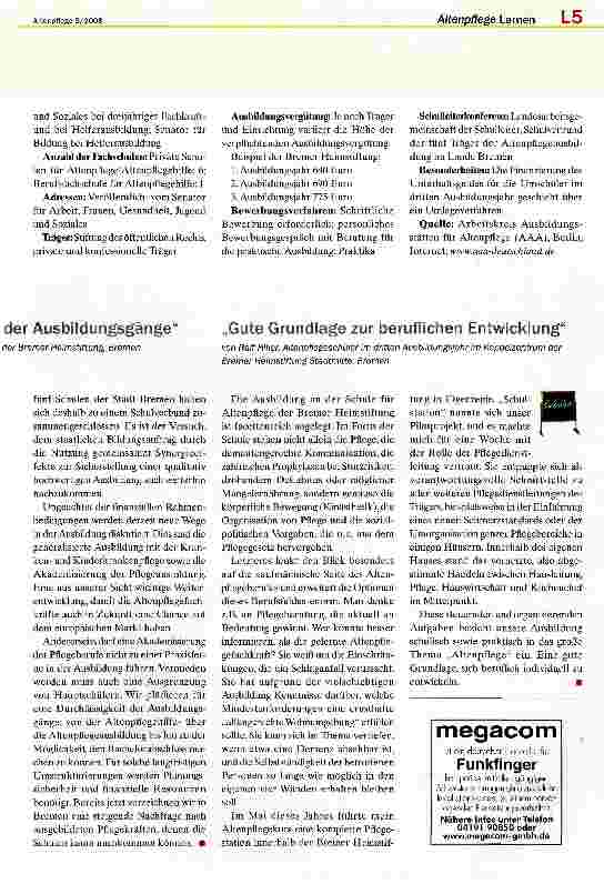 Vorschauseite 2: Ausbildungscheck: Bremen