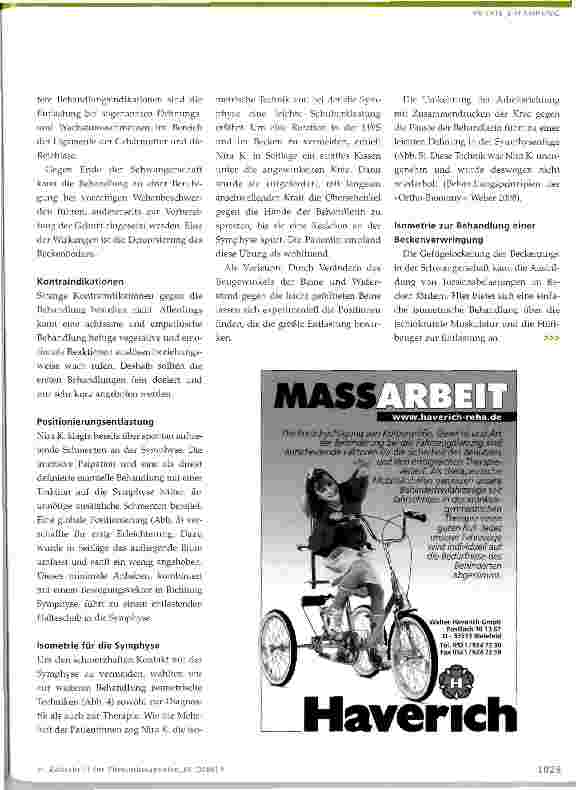 Vorschauseite 4: Weiche manuelle Techniken bei Symphysen-BelastungenUntersuchung und Behandlung mit Patientenbeispiel