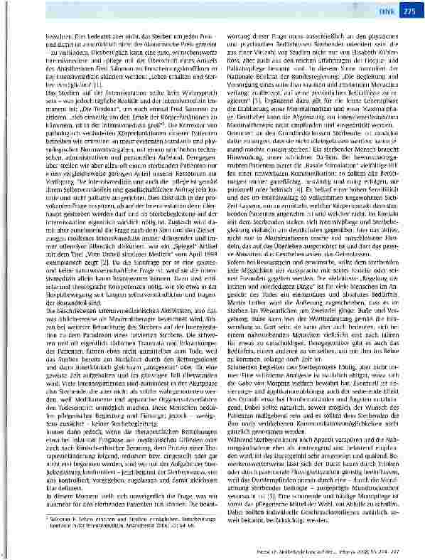 Vorschauseite 2: Sterbebegleitung auf der Intensivstation