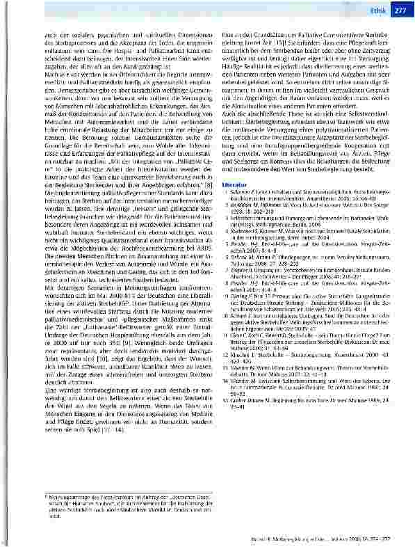 Vorschauseite 4: Sterbebegleitung auf der Intensivstation