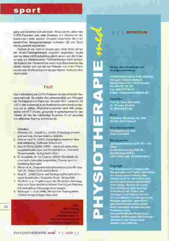 Vorschauseite 6: Krafttraining Therapie für COPD-Patienten
