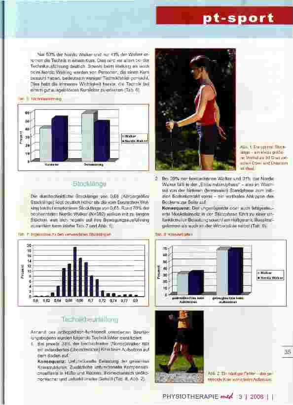 Vorschauseite 3: Walking und Nordic Walking Teil III -Wissenschaftliche Untersuchung über Nutzen und Risiken