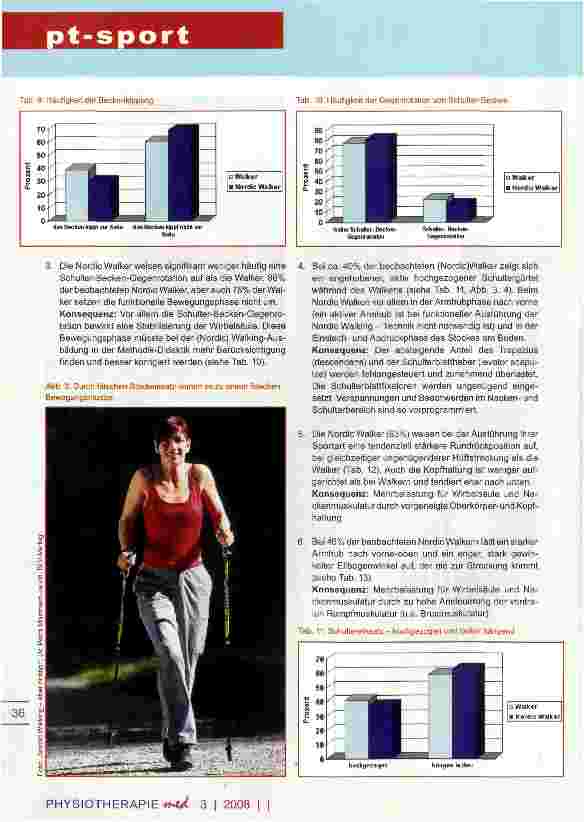 Vorschauseite 4: Walking und Nordic Walking Teil III -Wissenschaftliche Untersuchung über Nutzen und Risiken