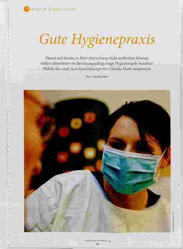 Vorschauseite 1: Gute Hygienepraxis