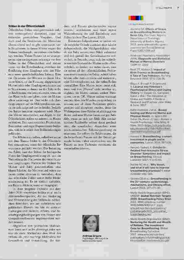 Vorschauseite 4: Stress - ein Grund für Stillprobleme?