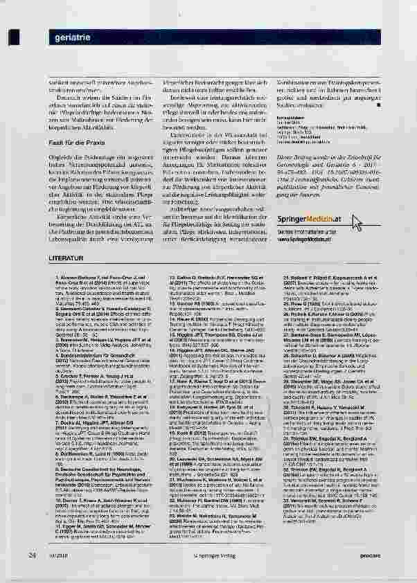 Vorschauseite 3: Interventionen zur Förderung der körperlichen Aktivität