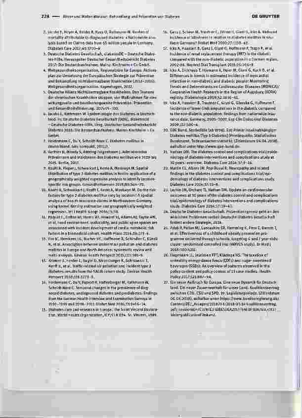 Vorschauseite 4: Behandlung und Prävention von Diabetes: Erfolge und Herausforderungen Treatment and prevention of diabetes: achievements and challenges