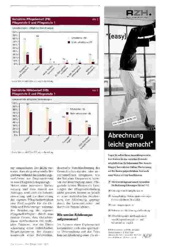 Vorschauseite 2: Erwartung der Betroffenen werden bei Pflege-Einstufung häufig enttäuscht