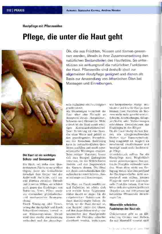 Vorschauseite 1: Pflege, die unter die Haut geht