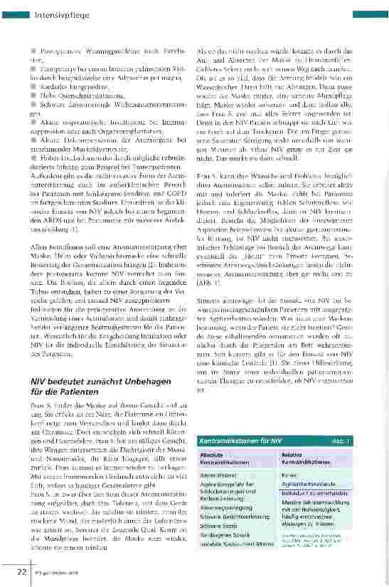 Vorschauseite 2: Beatmung Nicht-invasiv, dafür pflegeintensiv