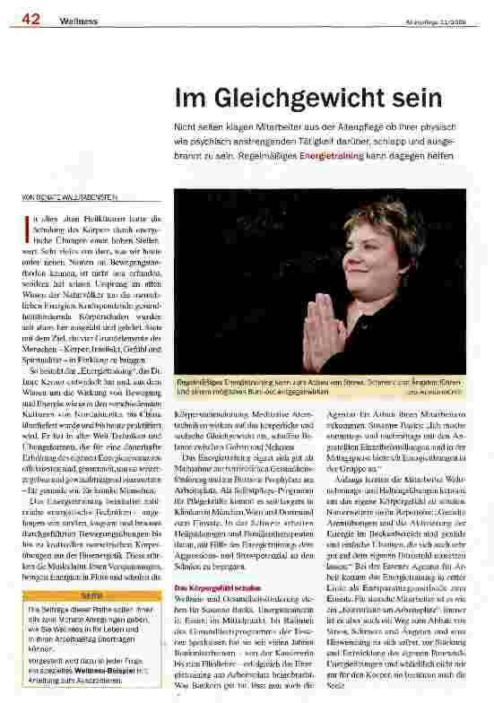 Vorschauseite 1: Im Gleichgewicht sein