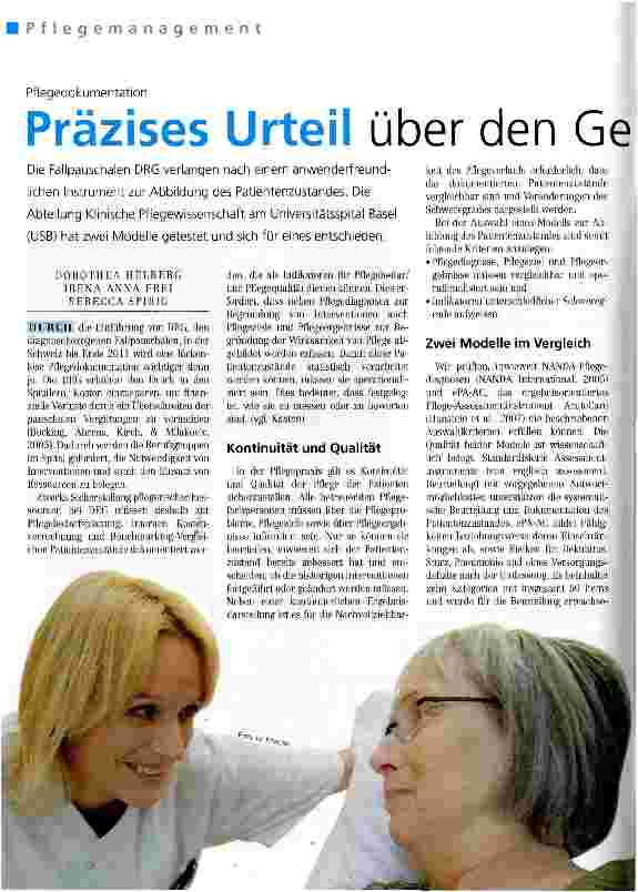 Vorschauseite 1: Präzises Urteil über den Gesundheitszustand