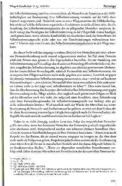Vorschauseite 6: Eingeschränkte MenschenwürdeUnterschiedliche Menschenbilder in der Pflege und ihre Folgen für Menschen mit Demenzerkrankung