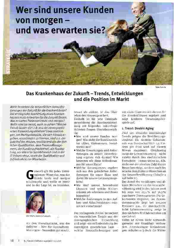 Vorschauseite 1: Wer sind unsere Kunden von morgen -und was erwarten