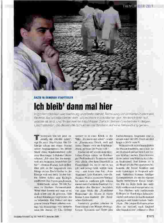 Vorschauseite 1: Ich bleib dann mal hier