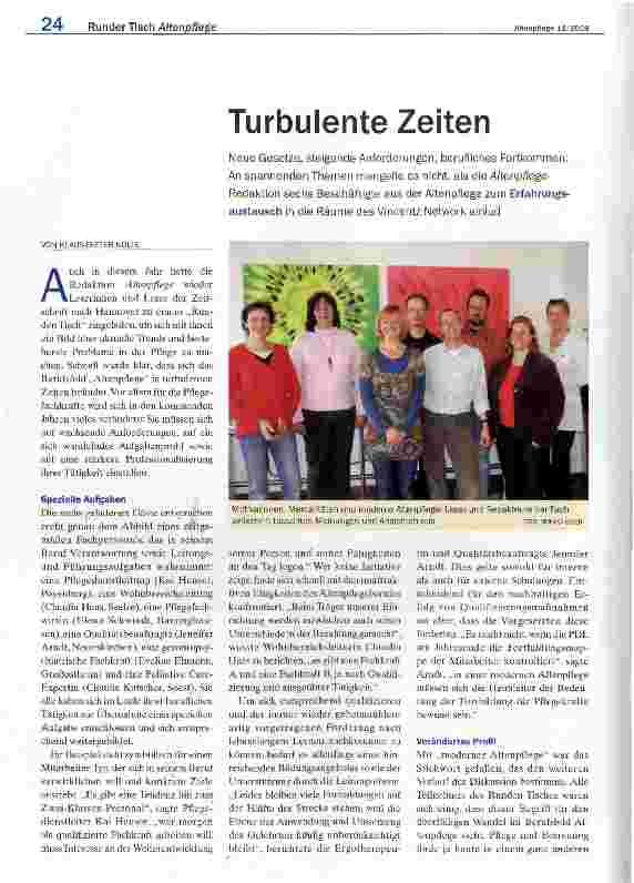Vorschauseite 1: Turbulente Zeiten