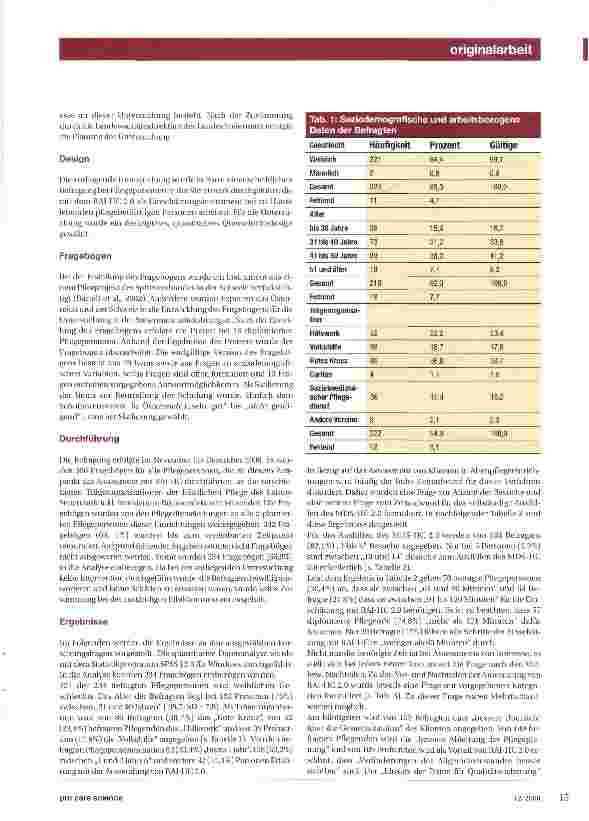 Vorschauseite 3: Evaluierung der Praktikabilität des RAI-HC 2.0 in der Steiermark