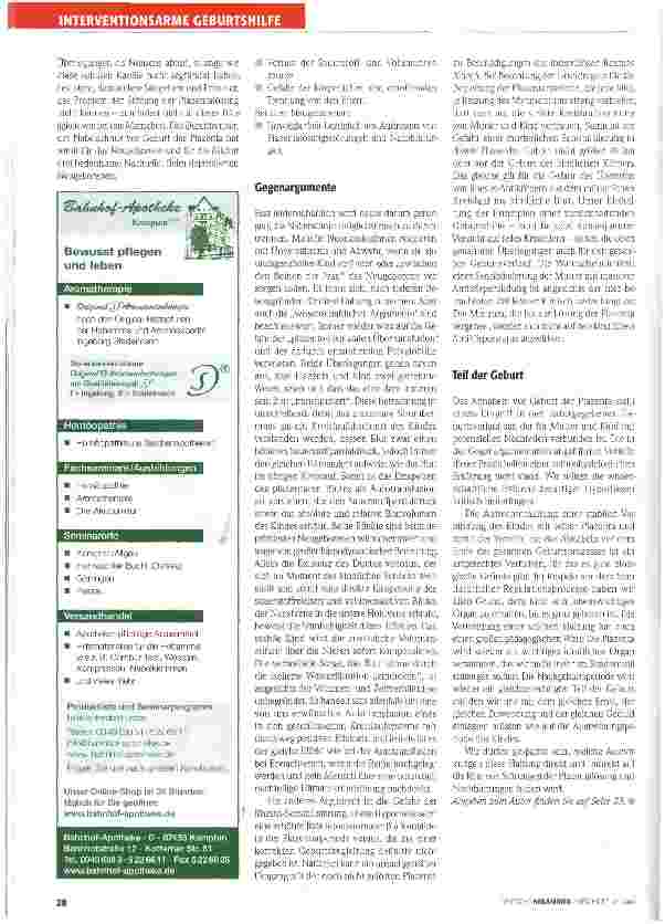 Vorschauseite 3: Spät abnabeln