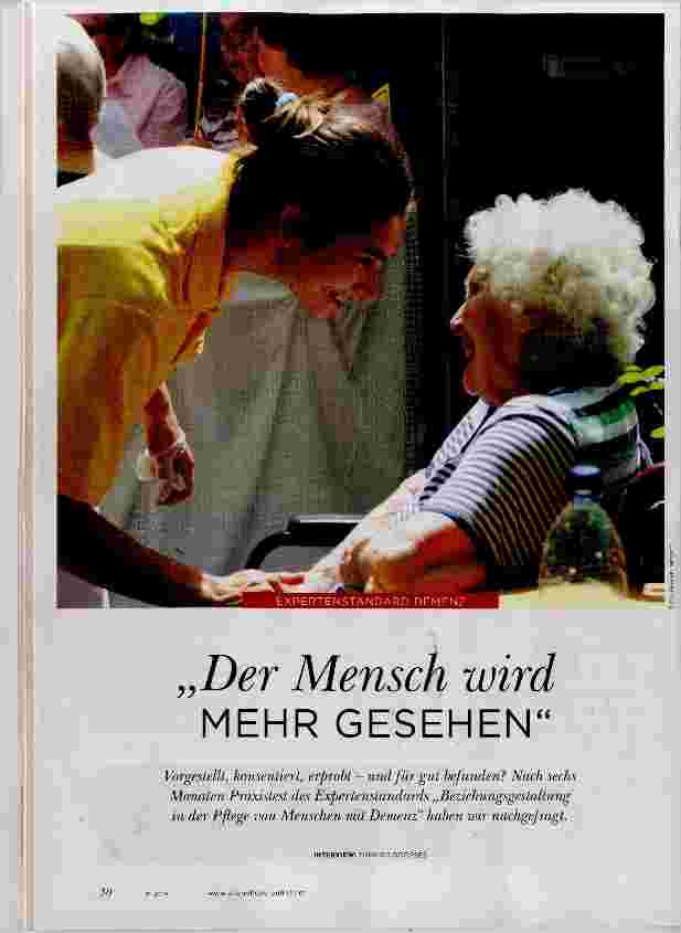 Vorschauseite 1: Der Mensch wird MEHR GESEHEN