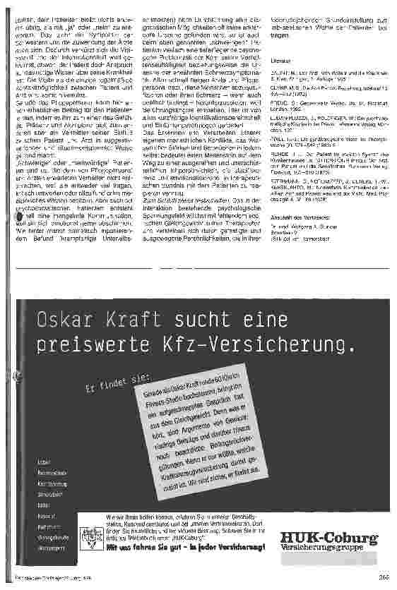 Vorschauseite 2: Die Wechselbeziehung zwischen Arzt, Schwester, Patient im psychiologischen Spannungsfeld