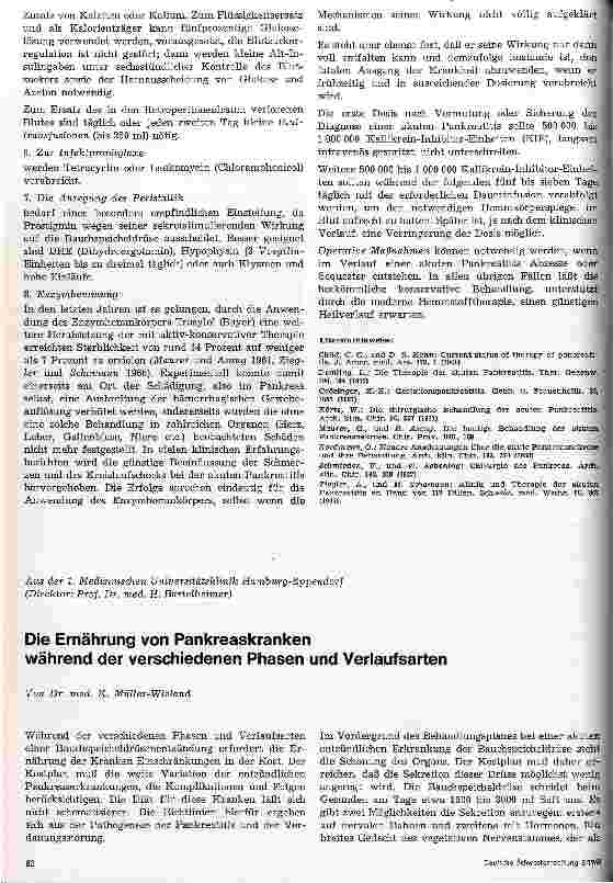 Vorschauseite 5: Das Krankheitsbild der Pankreatitis