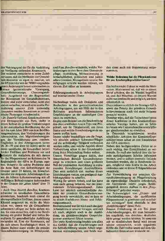 Vorschauseite 2: Als Krankenpflegeschüler auf der Wiener Pflegekonferenz