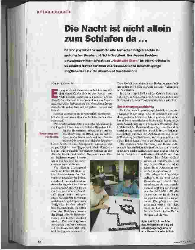 Vorschauseite 1: Die Nacht ist nicht allein zum Schlafen da. ..