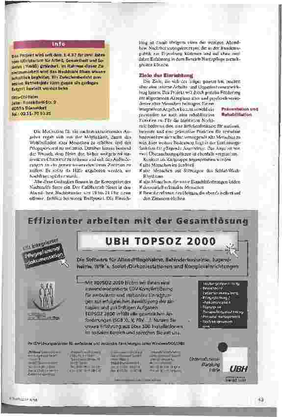 Vorschauseite 2: Die Nacht ist nicht allein zum Schlafen da. ..