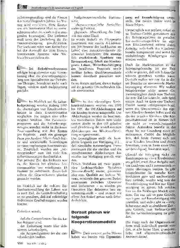 Vorschauseite 3: Problemlösungen in Materialwirtschaft und Logistik Neue Kooperationsformen gründen auf langfristigen Partnerschaften