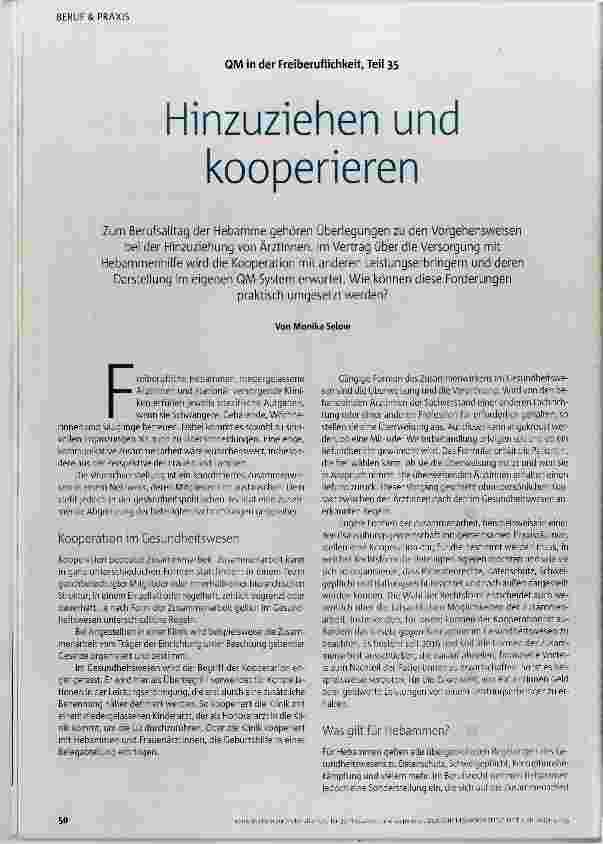 Vorschauseite 1: Hinzuziehen und kooperieren