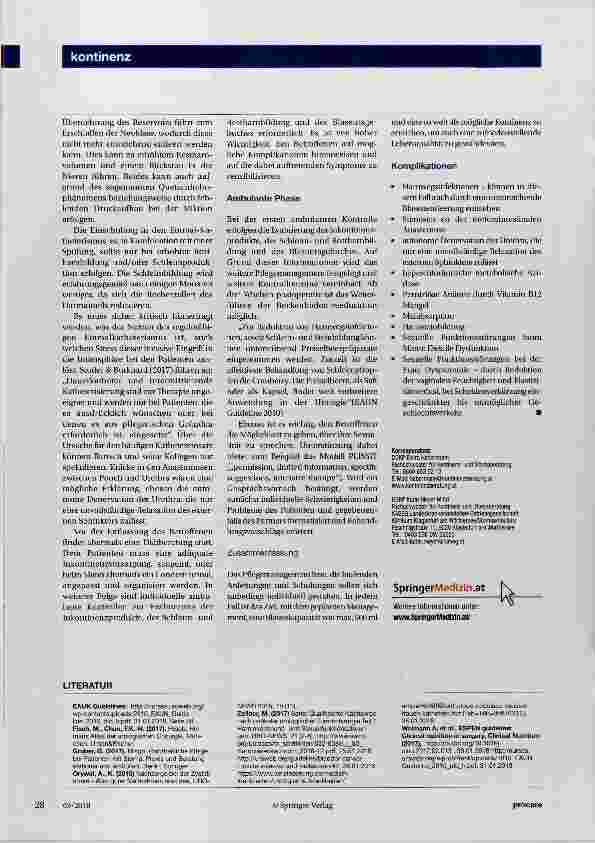 Vorschauseite 3: Neoblase für eine kontinente Harnableitung