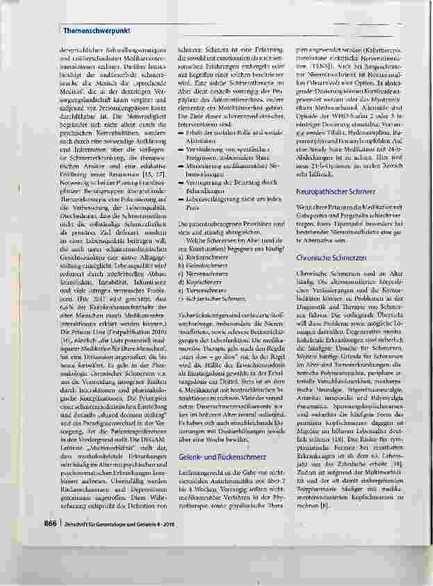 Vorschauseite 2: Schmerz im Alter