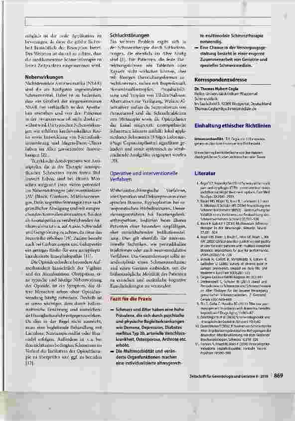 Vorschauseite 5: Schmerz im Alter