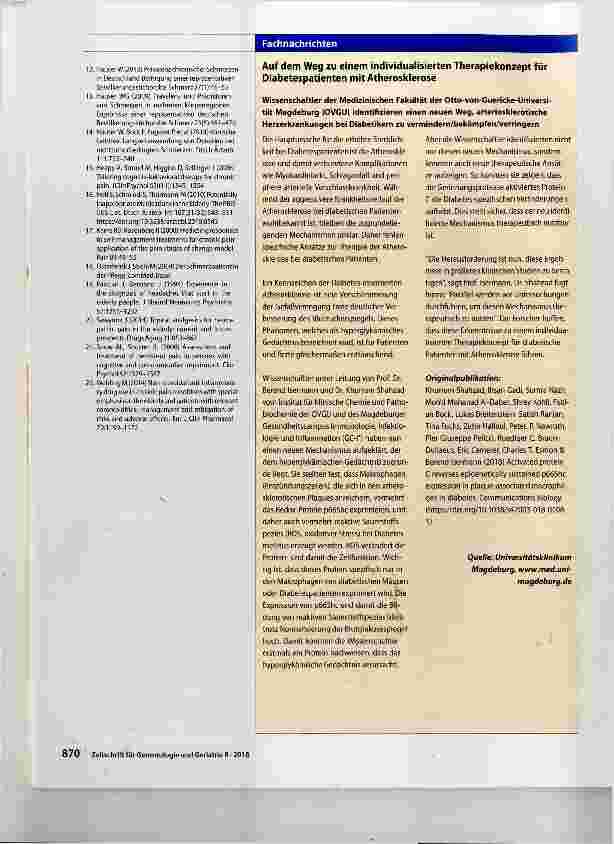 Vorschauseite 6: Schmerz im Alter