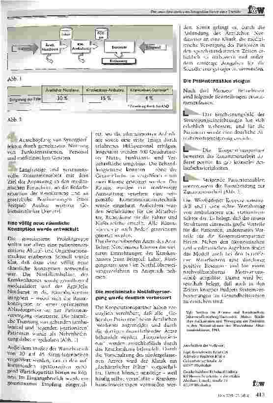 Vorschauseite 2: Die ambulant-stationäre Integration bietet viele Vorteile