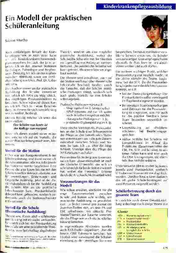 Vorschauseite 1: Ein Modell der praktischen Schüleranleitung
