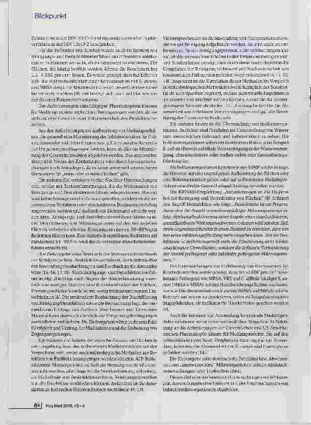 Vorschauseite 3: Kontrolle von Umgebungsbedingungen in einer Aufbereitungseinheit für Medizinprodukte