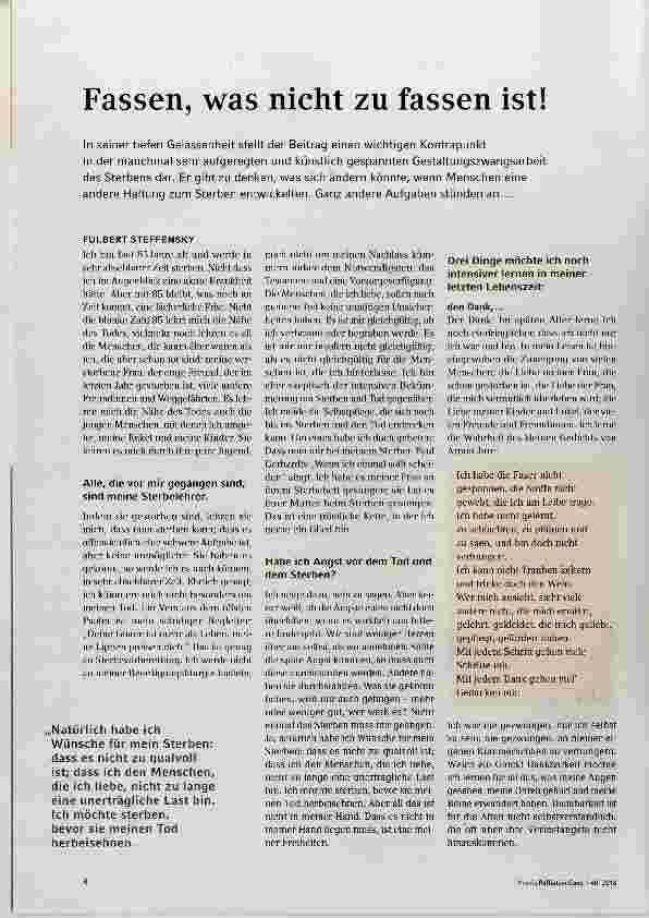 Vorschauseite 1: Fassen, was nicht zu fassen ist!
