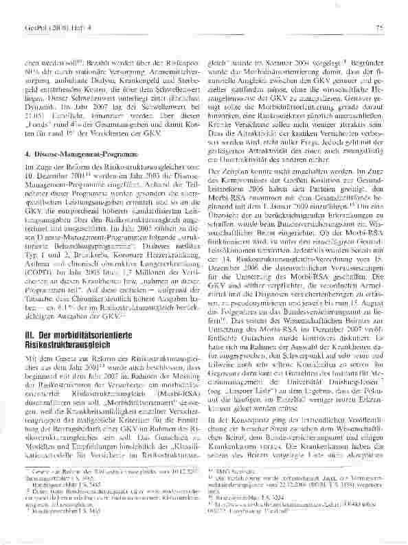 Vorschauseite 3: Mutiert das Gesundheitssystem zum Krankheitssystem? Ein Beitrag zur Einführung des Gesundheitsfonds und des morbiditätsorientierten Risikostrukturausgleiches