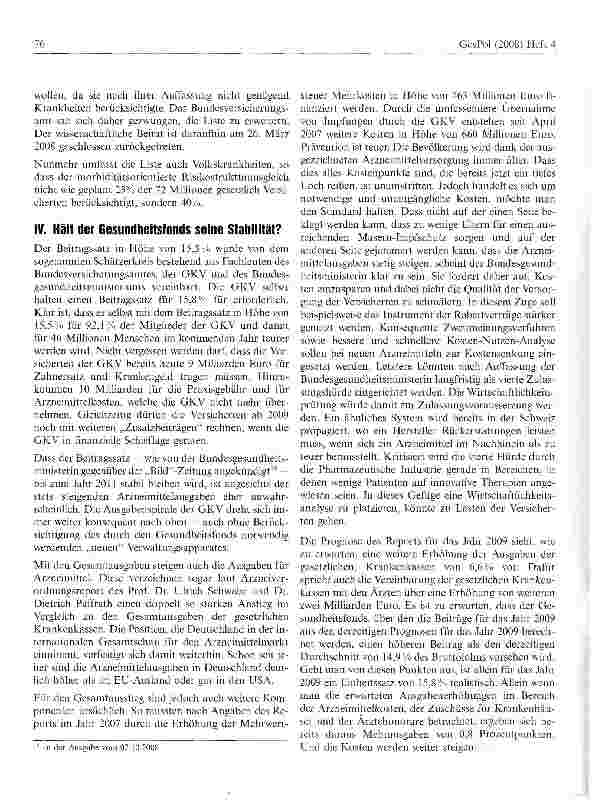 Vorschauseite 4: Mutiert das Gesundheitssystem zum Krankheitssystem? Ein Beitrag zur Einführung des Gesundheitsfonds und des morbiditätsorientierten Risikostrukturausgleiches