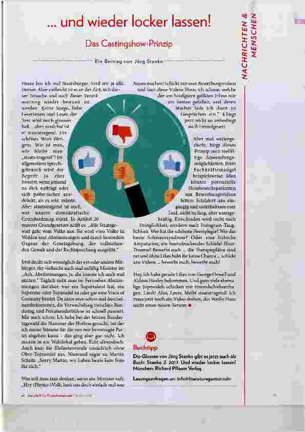 Vorschauseite 1: . .. und wieder locker lassen!