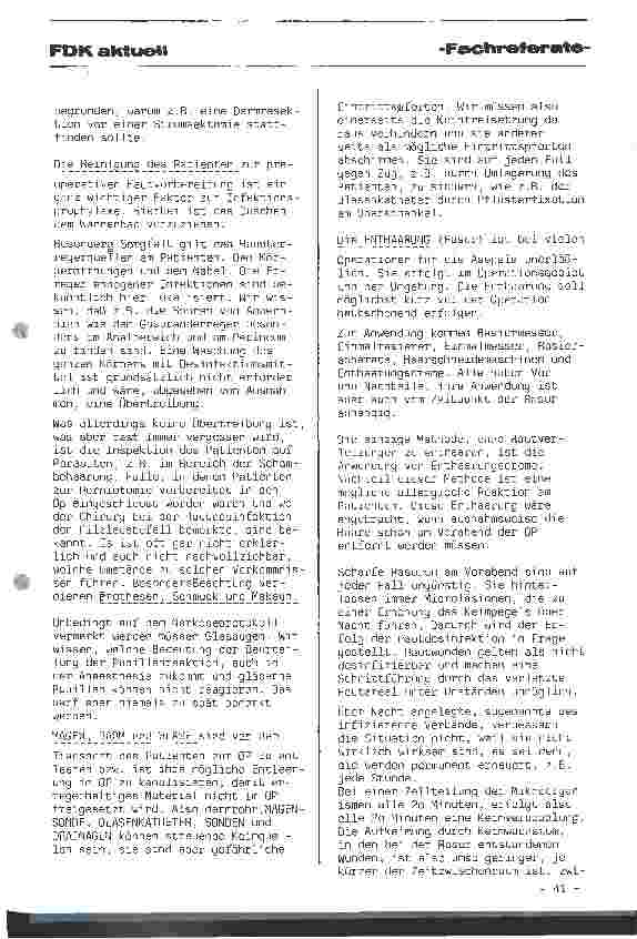 Vorschauseite 3: Die präoperative Patientenvorbereitung ist ein Musterbeispiel praktischer Krankenhaushygiene