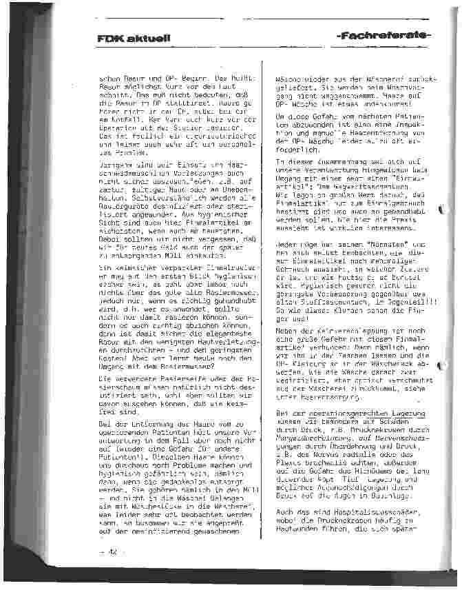 Vorschauseite 4: Die präoperative Patientenvorbereitung ist ein Musterbeispiel praktischer Krankenhaushygiene