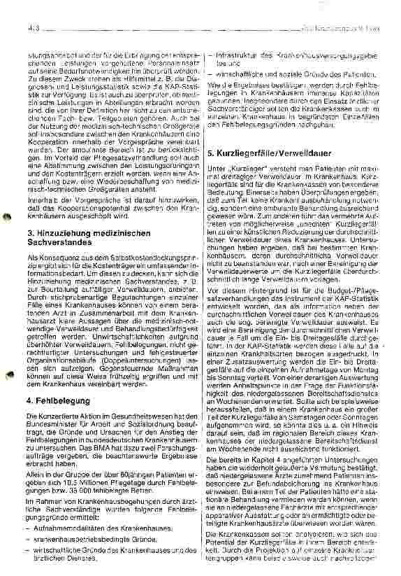 Vorschauseite 3: GKV-Empfehlungen zu den Pflegesatz-/Budgetverhandlungen 1989