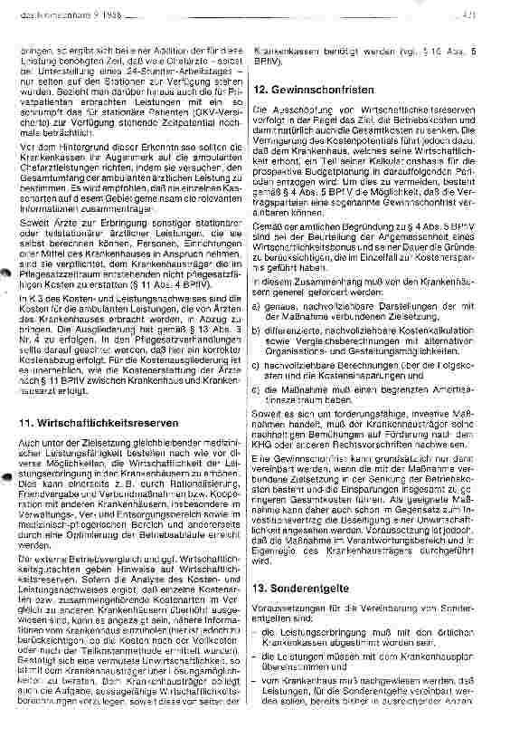 Vorschauseite 6: GKV-Empfehlungen zu den Pflegesatz-/Budgetverhandlungen 1989